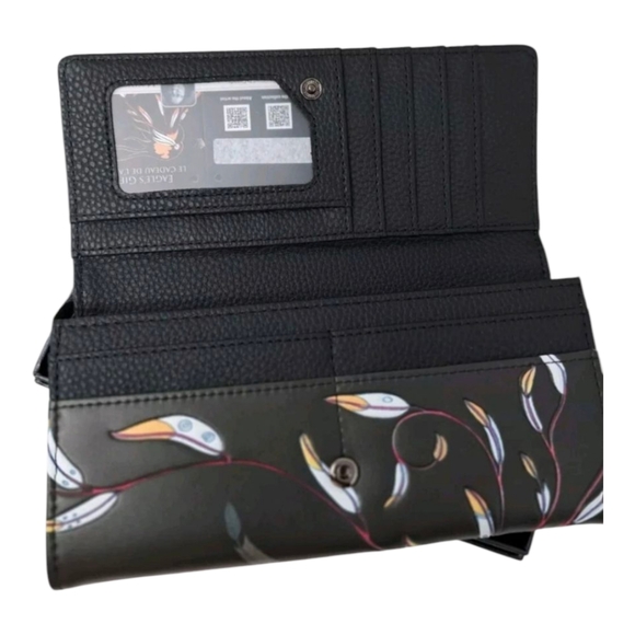 Maxine Noel Eagle's Gift Faux Leather Art Shoulder Bag And Wallet - Picture 3 of 9